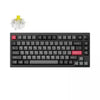 Lemokey P1 Pro Wireless Black / Silver Hot Swap Custom Gaming Keyboard Super Red / Super Banana Switches
