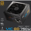 FSP VIC GD 650W / 750W / 850W ATX3.1 PCle 5.1 Ready 80 PLUS GOLD Non Modular PSU / Single +12V Rail