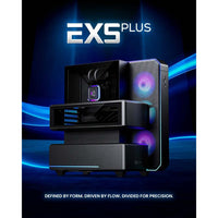 PHANTEKS EX5 PLUS ATX DRGB TG PC CASE SATIN BLACK W/ CUSTOM GLACIER ONE 360S25-SE AIO