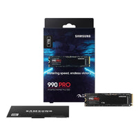 SAMSUNG 990 PRO SSD Series 1TB 2TB 4TB PCIe 4.0 NVMe Gen4 M.2 2280 SSD Performance Heatsink PS5 Ready / Non Heatsink