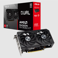 ASUS Dual Radeon RX 9060 XT 8GB / 16GB GDDR6 128bit 2048SP DX12 AMD RDNA4 GPU DUAL-RX9060XT-8G / DUAL-RX9060XT-16G
