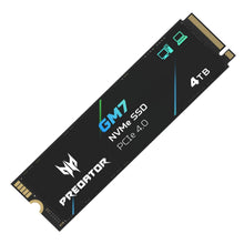 Load image into Gallery viewer, Acer Predator GM7 M.2 2280 PCIe Gen 4 x4 NVMe 2.0 Internal SSD / 512GB / 1TB / 2TB / 4TB Performance Gaming
