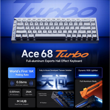 Load image into Gallery viewer, MCHOSE Ace68 Turbo Hall Effect Keyboard Mount Tai Magnetic Switch / 16K Polling Rate / RT0.001mm
