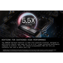 Load image into Gallery viewer, SANDISK Optimus GX PRO 8100 Series NVMe M.2 SSD / 1TB / 2TB
