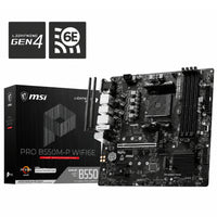 MSI PRO B550M-P WIFI6E mATX AMD Motherboard / AMD AM4