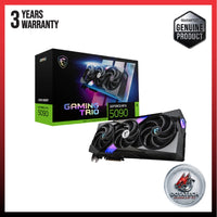 MSI GeForce RTX 5090 GAMING TRIO OC 32GB GDDR7 GPU 28Gbps 512bit PCIe5.0 DX12 NVIDIA DLSS 4 TRI FROZR 4 Thermal Design