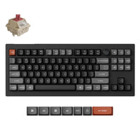 Keychron V3 Ultra 8K 80% TKL Wireless Custom Mechanical Keyboard Fully Assembled Silk Pom Switch