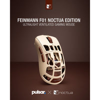 PULSAR FEINMANN F01 NOCTUA EDITION GAMING MOUSE XS-2 Sensor / 8K Polling / 40mm Noctua Fan