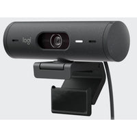Logi Brio 500 / Full HD 1080p Webcam with Light correction, Auto-framing, and Show Mode / Graphite / 960-001423