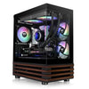 Thermaltake View 170 WS ARGB mATX PC Case Black / Snow