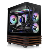 Thermaltake View 170 WS ARGB mATX PC Case Black / Snow