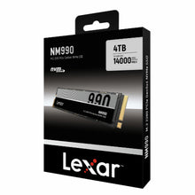 Load image into Gallery viewer, Lexar NM990 4TB M.2 2280 PCIe Gen5x4 NVMe SSD / up to 14000MB/s read, 11000MB/s write
