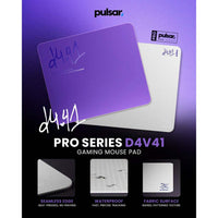 PULSAR PRO SERIES D4V41 GAMING MOUSE PAD Raised 3D Textured Surface 490x420mm