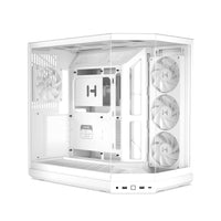 HYTE Y50 Dual Chamber Panoramic Glass ATX Case with 4x ARGB Fans