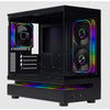Slevcase Lumira mATX Casing with 1xFwd,1x240RV Airion Fans + 6 Port aRGB Hub / Black
