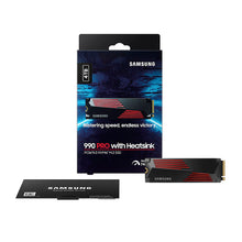 Load image into Gallery viewer, SAMSUNG 990 PRO SSD Series 1TB 2TB 4TB PCIe 4.0 NVMe Gen4 M.2 2280 SSD Performance Heatsink PS5 Ready / Non Heatsink

