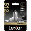 Lexar JumpDrive Solid State Dual Drive D500 USB 3.2 Gen 1 Type C 128GB / 256GB / 512GB / 1TB