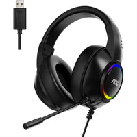 AOC ACG2510BK Wired RGB Gaming Headset Black