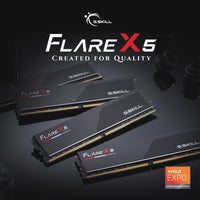 G.SKILL Flare X5 AMD EXPO 128GB 2x64GB 6000MHz DDR5 CL36 Memory Kit