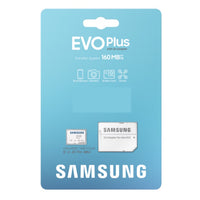 SAMSUNG EVO PLUS microSDXC Memory Card With Adapter / 64GB / 128GB / 256GB / 512GB / 1TB / Read up to 160MB/s