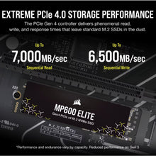 Load image into Gallery viewer, CORSAIR MP600 ELITE PCIe Gen4 x4 NVMe 1.4 M.2 Solid State Drive SSD 1TB / 2TB
