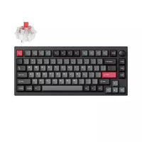 Lemokey P1 Pro Wireless Black / Silver Hot Swap Custom Gaming Keyboard Super Red / Super Banana Switches