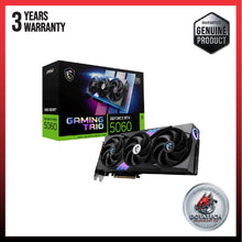 Load image into Gallery viewer, MSI GeForce RTX 5060 8G GAMING TRIO OC / 5060 8G GAMING OC 28Gbps 128bit PCIe 5.0 DX12 NVIDIA DLSS 4 Dual / Triple Fan
