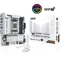 ASUS TUF GAMING B850M-PLUS WIFI7 WHITE mATX AMD Motherboard / Socket AM5 & DDR5