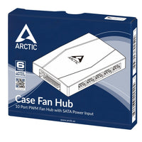 ARCTIC Case Fan Hub 10 Port PWM Fan Hub with SATA Power