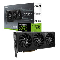 ASUS Prime GeForce RTX 5050 8GB GDDR6 OC Edition 2677MHz Boost 20Gbps 128bit 2560CC DX12 NVIDIA DLSS 4 PRIME-RTX5050-O8G