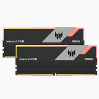 Acer Predator Vesta II RGB 32GB 2x16GB  64GB 2x32GB 6000MHz DDR5 Memory Kit BLACK / SILVER CL30 CL32 CL36