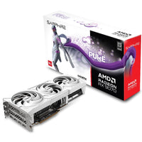 SAPPHIRE PURE AMD Radeon RX 9070 OC 16GB GDDR6 256bit 3584SP DX12 AMD RDNA4 Triple Fan GPU / 11349-02-20G