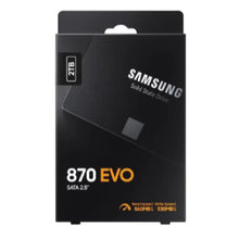 Load image into Gallery viewer, SAMSUNG 870 EVO SATA III 2.5" V-NAND Internal SSD 2TB / 4TB READ WRITE 560 530 MB/s 4,800 TBW 5 Years Limited Warranty
