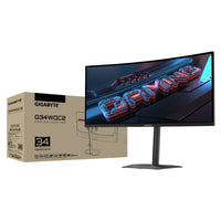 GIGABYTE G34WQC2 34" / WQHD / VA Panel / 1ms / 200Hz Curved Gaming Monitor