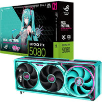 ASUS ROG Astral GeForce RTX 5080 16GB GDDR7 OC HATSUNE MIKU EDITION DX12 Nvidia DLSS 4 HME-ASTRAL-RTX5080-O16G-GAMING