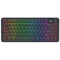 REDRAGON K708RGB PRO FLEKACT Tri-mode Gasket Mount LCD Display Mechanical Keyboard Leopard L Switch Linear