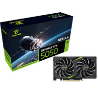 Manli Nebula GeForce RTX 5050 8GB GDDR6 20Gbps 128bit 2560 CUDA Cores DX12 NVIDIA DLSS 4 GPU Graphics Card