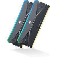 Acer Predator Hera RGB 48GB (2x24GB) 8200MHz CL40 / 96GB 2x48GB 6000 CL28 DDR5 Memory Kit BLACK / SILVER