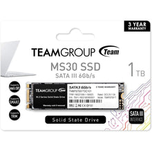 Load image into Gallery viewer, TeamGroup MS30 M.2 2280 SATA Internal SSD 256GB / 512GB / 1TB
