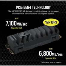 Load image into Gallery viewer, CORSAIR MP600 PRO XT 1TB / 2TB / 4TB / 8TB PCIe Gen4 x4 NVMe M.2 Solid State Drive SSD
