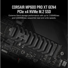 Load image into Gallery viewer, CORSAIR MP600 PRO XT 1TB / 2TB / 4TB / 8TB PCIe Gen4 x4 NVMe M.2 Solid State Drive SSD

