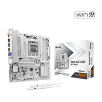 ASROCK B850M CHALLENGER WIFI WHITE mATX AMD Motherboard / Socket AM5 & DDR5