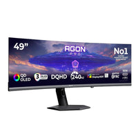 AOC AGP497UCZD QD-OLED Curved Monitor 49" / DQHD / QD-OLED / 240Hz / 0.03ms / Adaptive Sync & DHDR True Black 400