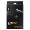 SAMSUNG 870 EVO SATA III 2.5" V-NAND Internal SSD 2TB / 4TB READ WRITE 560 530 MB/s 4,800 TBW 5 Years Limited Warranty