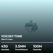 Load image into Gallery viewer, VOICSKY ECHO 96 / 75 Tri-M / M-func Knob / WBD / 1.14"Screen Tone Linear / Cloudy Tactile Switch
