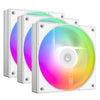 ID-COOLING AS-120-ARGB-K / AS-120-ARGB-W Single / Triple Pack ARGB 120mm PWM Casing Fan