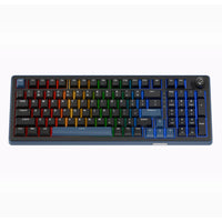 Ducky OK-M Tri-mode Black-Blue 98 / 75 / 65 Hot-Swappable Wireless RGB Mechanical Keyboard / KTT Baby Blue / Red Wine