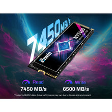 Load image into Gallery viewer, Biwin Black Opal NV7400 1TB PCIe Gen4×4 M.2 2280 SSD / Read speeds up to 7450 MB/s
