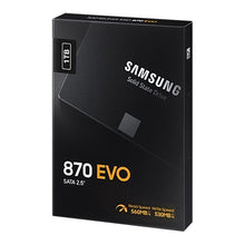 Load image into Gallery viewer, SAMSUNG 870 EVO SATA III 2.5" V-NAND Internal SSD 2TB / 4TB READ WRITE 560 530 MB/s 4,800 TBW 5 Years Limited Warranty

