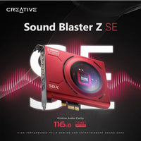 CREATIVE Sound Blaster Z SE High-performance PCI-e Gaming and Entertainment Sound Card and DAC